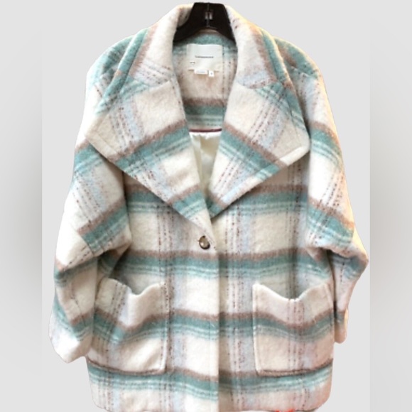 Anthropologie Jackets & Blazers - Anthropologie Elsa Plaid Coat Size Large -EUC Like New- Gorgeous
